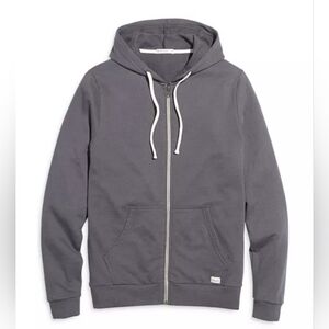 Marine Layer Men's Afternoon Full Zip Hoodie - GRAY - MEDIUM **NEW